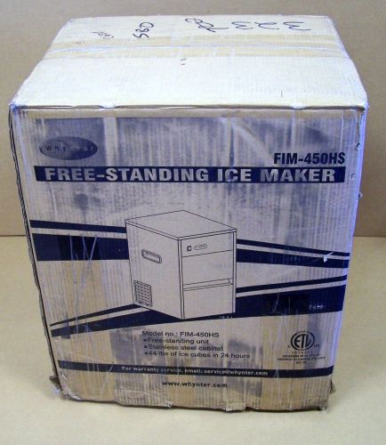 Whynter Free Standing Ice Maker ~ Model # FIM-450HS ~ Free S&amp;H ~ NIB