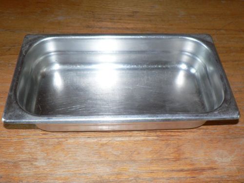 SECO WARE  1/3 size STAINLESS STEEL Offset Shoulder Steam Table Pan 2.5&#034; Deep
