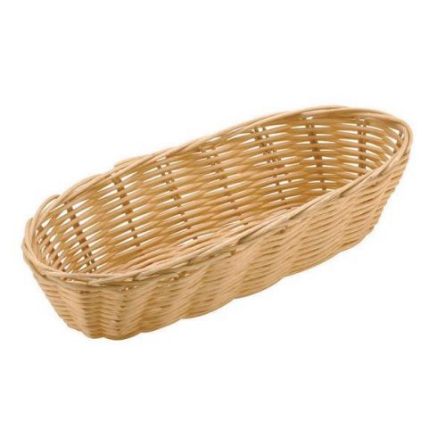 world cuisine oblong polyrattan bread basket set of 5