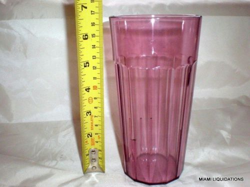 Lot of 72 20oz newport tumbler fluted stackable CAMBRO NT20409  Blush pink
