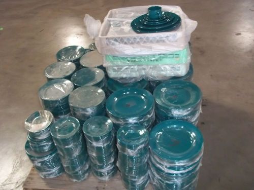 950 COORS CHINA ALOX DINNER CATERING PLATES CUPS TURQUOISE 5 1/2&#034; 6&#034; 10 1/2&#034; 12&#034;