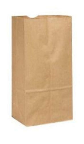 1LB BROWN KRAFT PAPER GROCERY 500 PACK SHOPPING MERCHANDISE 3X2X6 BAGS NEW