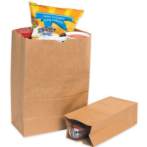 Box Partners 6 5/16&#034; x 4 1/8&#034; x 13 3/8&#034; #10 Grocery Bag . Sold as Case of 500