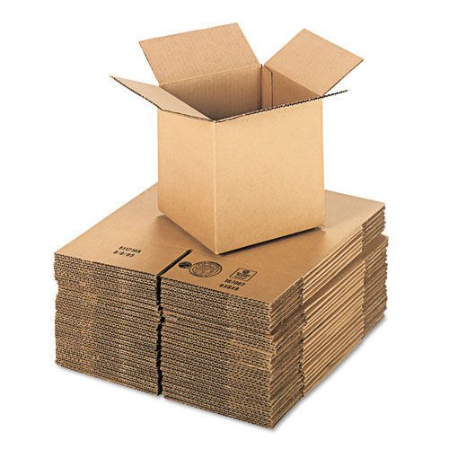 Universal Shipping Cartons, 200 lb. Corrugated Kraft, 8&#034; x 8&#034; x 8&#034;