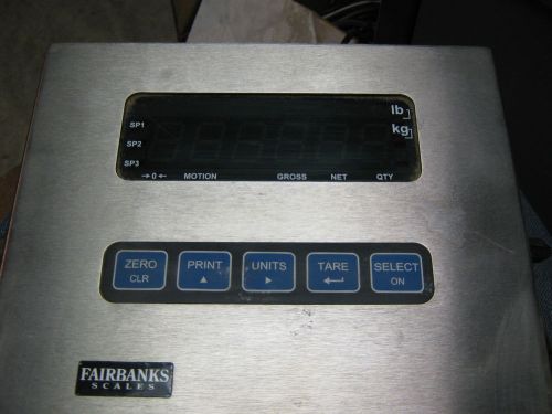Fairbanks FB350 Display and 4 Rice Lake Weigh Beams 1000 lb each