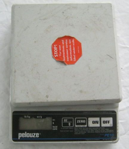 Pelouze Postal Scale 10 Pound Capacity No Adaptor