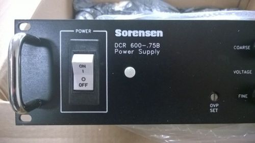 Mint Sorensen 600-.75B DC power supply