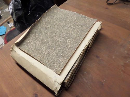 36 QUANTITY 3M 11&#034; x 9&#034; SANDING SHEETS COARSE 36 GRIT 02119 NEW OLD STOCK
