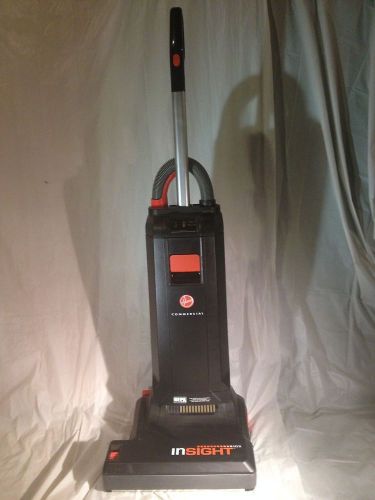 Hoover insight commerial advanced vacuum ch50102 15&#034; bagged upright led hepa for sale