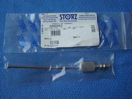 Karl Storz 586093 Suction Tube 3MM x 1.7MM LUER LOCK  Surgical Instruments