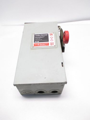 CUTLER HAMMER 60A AMP 600V-AC 3P FUSIBLE DISCONNECT SWITCH D489596