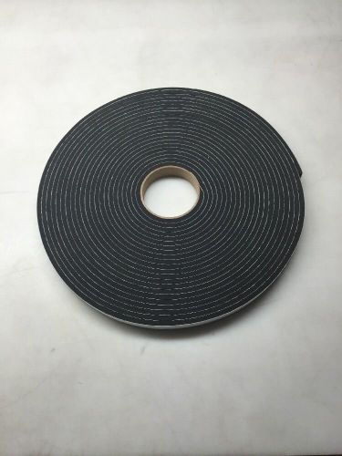 Foam gasket 0.25&#034; x 1&#034; x 50&#039; with adhesive backing. weatherstripping, sealing for sale