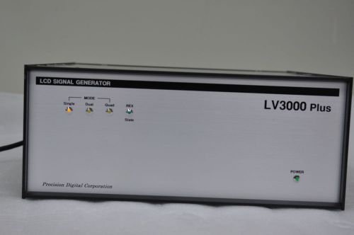 PRECISION LV3000 PLUS LCD SIGNAL GENERATOR POWER ON TESTED