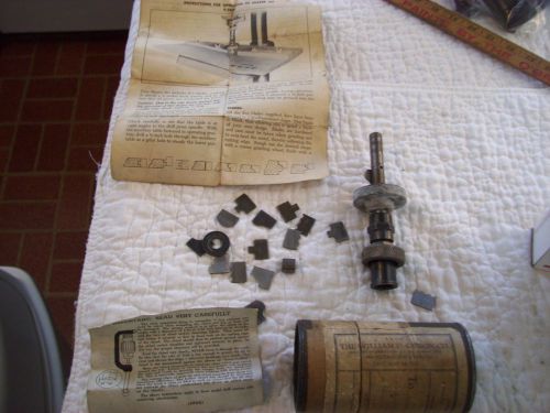 Sears Craftsman ?? Vintage Shaper Set #9-2486 for Drill Press Operation w/papers