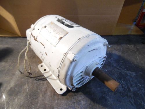 Us 3 hp motor, fr 145t, volts 230/460, rpm 3450, used for sale
