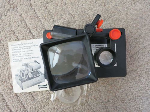 Eschenbach 8X + 3X = 11X Magnifier Stand w/ Light for Stamps , Coins , Marbles