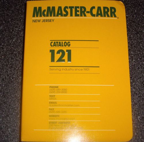 BRAND NEW in BOX for 2015    #121  McMaster-Carr  New Jersey  Edition  Catalog