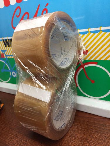 3&#034; x 110 yards 2.5 mil clear natural rubber tape uline s-6536 2pack for sale