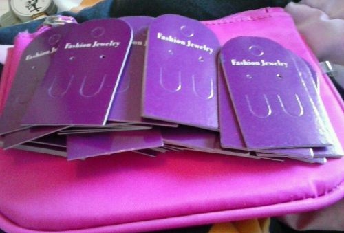 50+ Earring Purple Retail Hanging Cards