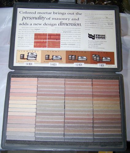True tone color pigment for mortar cement sample kit for davis colors for sale