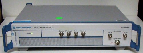 Rohde &amp; Schwarz CBT32 Bluetooth Tester w/ B41/B42/B55/K52/K54/K55, WARRANTY