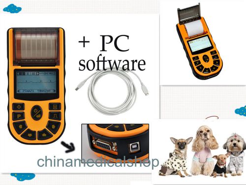 Vet Veterinary Handheld ECG Machine,electrocardiograph,Single Channel,12 lead