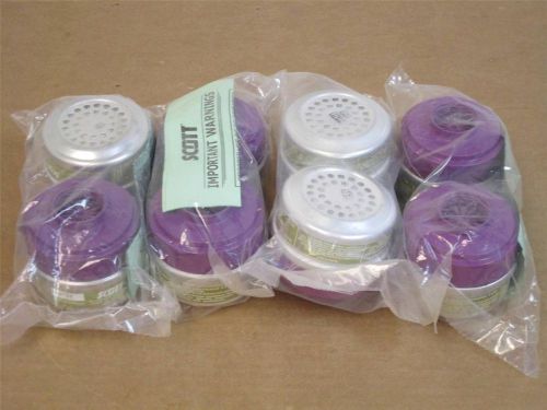 (lot of 4) scott 642-mpc-p100 pair of combination filter replacement cartridges for sale