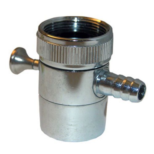 Plum-Pro Chrome Polished Solid Brass Water Filter Faucet Diverter, 5/16 Spout