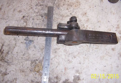 Williams no.10 lathe boring bar tool holder w/bar for sale