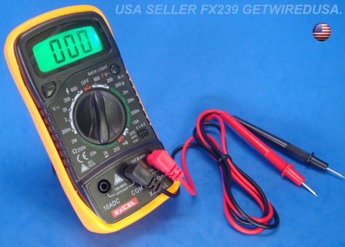 Digital multimeter voltmeter ammeter ohmmeter ac dc current tester volt meter for sale