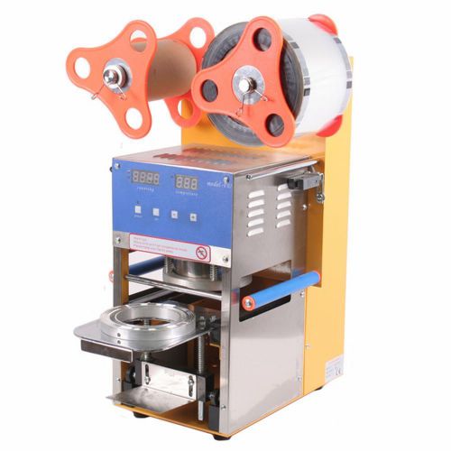 Cup sealing machine beverage milk tea coffee drinking ice hot excellent popular for sale