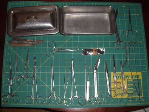 Veterinary Spay Set Kit and Stainless Steel Box