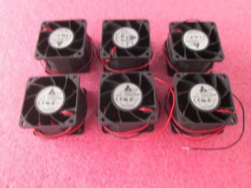 Lot of 6 Delta FFB0612SHE Brushless Fan 60x60x38mm 12VDC 0.83A
