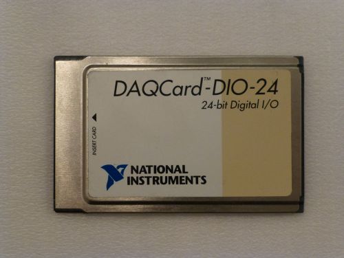 National Instruments DAQCard-DIO-24 PCMCIA NI DAQ Card, Digitial I/O