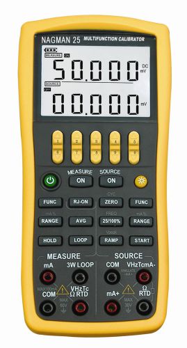 Hand Held Portable Multi Function Process Calibrator capable of Source &amp; Measure