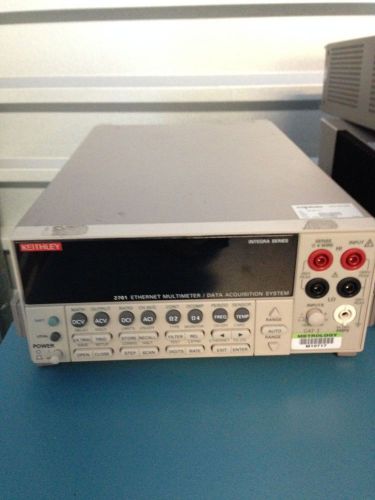 KEITHLEY 2701 ETHERNET MULTIMETER/ DATA ACQUISITION SYSTEM INTEGRA SERIES