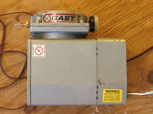 Gast vacuum pump compressor model doa-v191-aa 115 v 60 hz 4.2 amps for sale