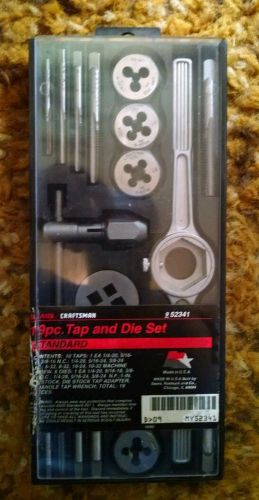 Craftsman 19 pc. tap and die set (standard) #52341 for sale