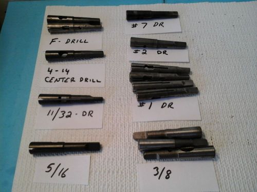MACHINIST LOT - 1MT SPLIT SLEEVE DRILL DRIVERS COLLETS - MIXED SIZES