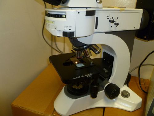 Olympus bx  microscope bx -rfa clone fluorescence microscope vertical unit for sale