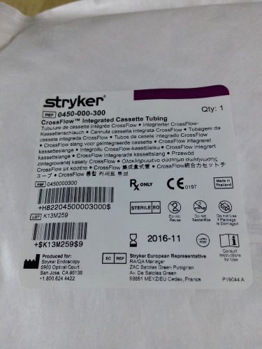 11 In Date Stryker-Crossflow Integrated Cassette Tubing Sets 0450-000-300 Inflow