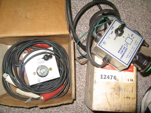 2-Vintage Robinair Compressor Start Cord 220v &#034;Used&#034;  HVAC/R 12263 &amp; 12476