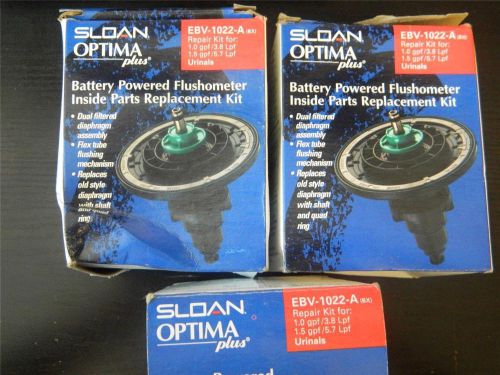 SLOAN/OPTIMA PLUS BATTERY POWERED FLUSHOMETER EBV-1022-A LOT 3