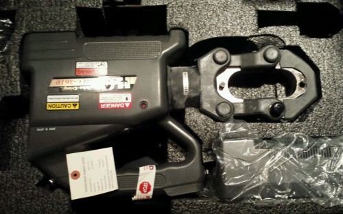 Huskie REC-3610 battery hydraulic Robo crimper crimping tool Burndy Thomas Betts