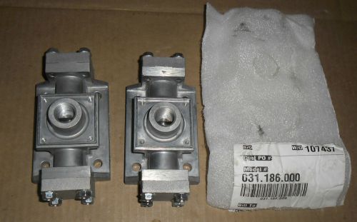 Lot of 2 warren rupp sandpiper 031.186.000 air valve assembly for sale