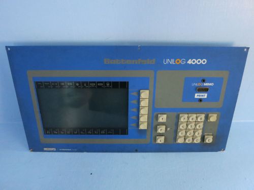bachmann gb/Battenfeld Unilog 4000 CTE 500 SGM PLC with TFU 400/S &amp; ELD 400/1