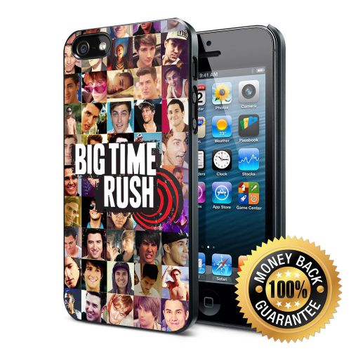 Big Time Rush BTR Band Art Logo iPhone 4/4S/5/5S/5C/6/6Plus Case Cover