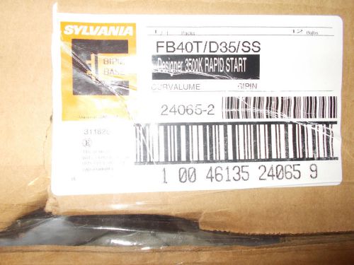 CASE OF 12 SYLVANIA FB40T/D35/SS