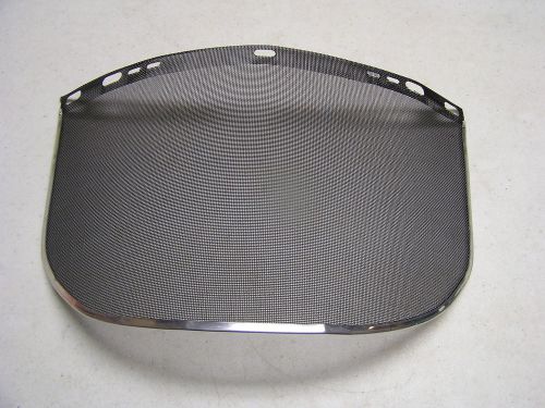 10 jackson safety 40 mesh steel black screen aluminum band wire face shields for sale