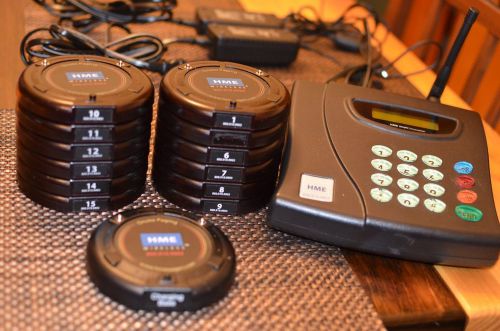 12 Wireless Digital Restaurant Coaster Pager / Guest Table Waiting Paging System
